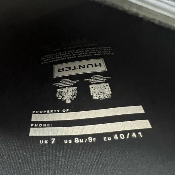 Hunter Boots Women's Original Tall Rain Boots
 - EU 40/41 - fits 9.5-10 women’s - Picture 3 of 4